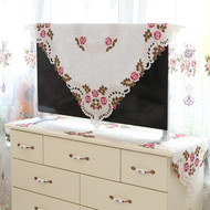 Châu âu LCD TV bìa máy tính bìa vải 32 40 42 inch 47 thêu ren vải bụi che khăn bảo vệ bìa