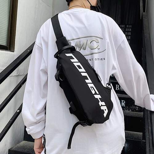 Спортивная сумка через плечо в стиле хип-хоп, небольшая сумка, рюкзак, нагрудная сумка