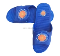 Flame Blue Slippers, резиновые скрытые голубые иконы, тапочки, пожарные внутренние дела, формализуйте поддержку для мужчин и женщин Universal Shoes