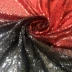 Hoa hồng đỏ xanh vàng sâm panh vàng gradient sequin vải váy hiệu suất quần áo vải sequin vải đông lạnh Vải vải tự làm
