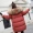 2019 xuống bông độn phụ nữ dài phần dày lỏng lẻo lông cổ áo ấm mùa đông cotton áo khoác cotton kích thước lớn của phụ nữ - Bông áo phao nữ