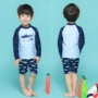 Đồ bơi trẻ em Hàn Quốc cho bé trai chia tay áo dài dễ thương Đồ bơi chống nắng hot boy đồ bơi bé trai lớn - Đồ bơi trẻ em bộ đồ bơi nàng tiên cá