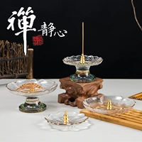 Курильница для благовоний, аромалампа, украшение из сандалового дерева в помещении для йоги, китайский стиль, из алойного дерева
