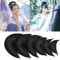 Моделирование костюма с волосами Clip Crescent Cushion Features для съемки вертикальных зажимов U -образной пакет Hanfu Cos Bun