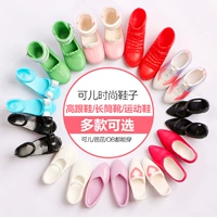 Đích thực có thể trẻ em búp bê thời trang cao gót sneakers giày búp bê phụ kiện chơi nhà cô gái đồ chơi búp bê to