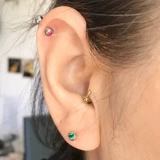 Модные серьги из нержавеющей стали, аксессуар, японские и корейские