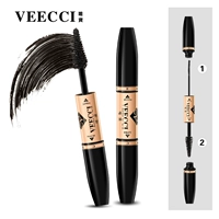 Chỉ có hai đầu lông mi không thấm nước mascara không thấm nước của Đài Loan không nở lông mi lỏng dày và tự nhiên kéo dài chuốt mi maybelline