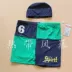 Authentic Hua Weisi 2016 áo tắm thể thao nam size lớn màu sắc phù hợp với quần bơi năm điểm boxer 86325 xanh đậm - Nam bơi đầm quần bơi nam hàng hiệu Nam bơi đầm