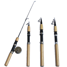 удочка Малый бросил удилище удочка лед