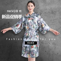 Бесплатная доставка новая пассажирская халата Custom Logo Logo Warber Shop Service Service Hairdressing Hair Dearing Hair и Kimono Gallery Водонепроницаемая гостья халат