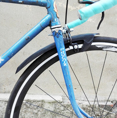 Крыло для велосипеда 27x1-1/4 3/8公路自行车挡泥板 死飞便捷挡雨板短泥瓦700c