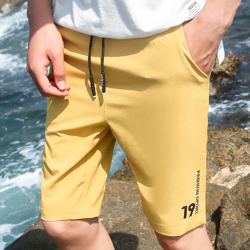 101c-3-k733-p30四分裤中裤大裤衩夏季半截裤子男潮韩版学生短裤