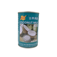 Золотая медаль Gundam Кокосовое молоко 400 мл консервированных золотых медали Кокосовое сок саго ингредиенты Gundam Takaido вспоминают концентрированное кокосовое молоко