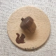 Сплошная древесная белка легкая чашка крышка маленькая