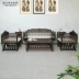 Kết hợp nội thất phòng khách phong cách Đông Nam Á CH395 Phong cách Thái gỗ rắn phòng khách sofa góc vài bộ bàn cà phê kết hợp - Bộ đồ nội thất mẫu giường gỗ đẹp Bộ đồ nội thất