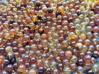 Мьянма янтарные шариковые шарики свободные из бисера из бисера из бисера из бисера пчелиной волны с пчелами пчелиного воска, коричневой красной говядины, цена на одну цену по запросу