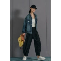 Модная ретро джинсовая осенняя куртка, коллекция 2021