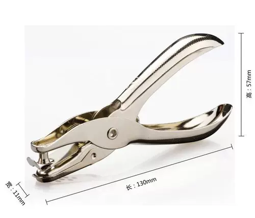 Держа стоп -штопоры с одним шестом -отверстием, круглое отверстие с полным металлическим билетом 8 страниц DIY Hot Trowrage Card Paper Card