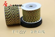 Dây chuyền vàng cộng Huang Huangjin Line 72 dây chuyền Đài Loan chất liệu tự làm Vòng tay bện bé Handmade dây chuyền vàng vuông - Vòng đeo tay Clasp