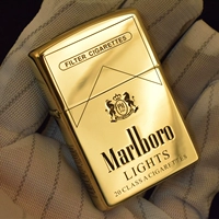 Zorro bật lửa zorro Marlboro bằng đồng nguyên chất khắc dầu hỏa để gửi cho chồng một món quà bạn trai - Bật lửa bật lửa thổi