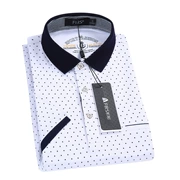 [Đặc biệt mã bị hỏng] Áo thun nam tay ngắn của Shanshan Kinh doanh bình thường thời trang nóng bỏng miễn phí ve áo polo phần mỏng