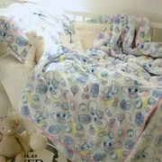 starlight mềm Nhật Bản nước mắt Meng thỏ thảm san hô thường văn phòng sinh viên ngủ trưa chăn mền giường bìa chăn gối - Ném / Chăn