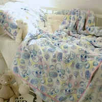 starlight mềm Nhật Bản nước mắt Meng thỏ thảm san hô thường văn phòng sinh viên ngủ trưa chăn mền giường bìa chăn gối - Ném / Chăn chăn lông cừu 2 mặt