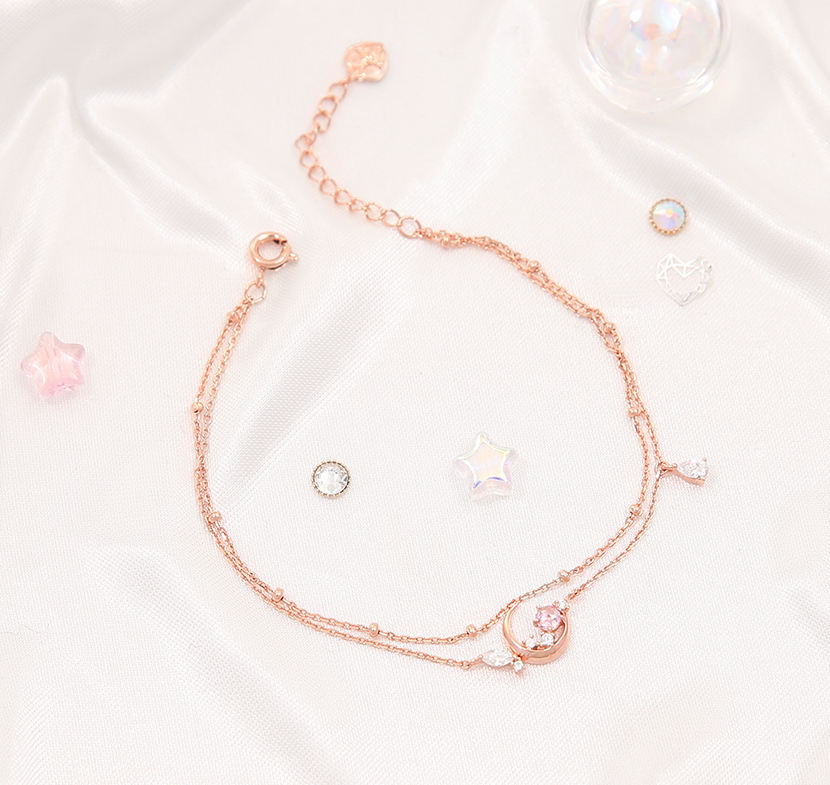 Eternal Star And Moon Braceletgoods in stock Second bullet OST Sailor Moon jointly ornaments Silver Necklace necklace Pendants the republic of korea Purchasing agent new pattern