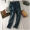 Quần áo Taotao Mùa thu hoang dã phiên bản Hàn Quốc 2018 mới cắt lỗ rửa quần jeans cũ 37905