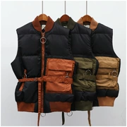 Quần áo Taotao Mùa đông phiên bản Hàn Quốc mới của khóa kéo lỏng với áo khoác không tay nữ 59386Q