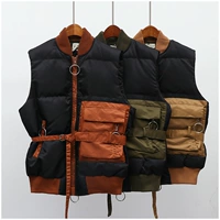 Quần áo Taotao Mùa đông phiên bản Hàn Quốc mới của khóa kéo lỏng với áo khoác không tay nữ 59386Q các kiểu áo vest nữ hàn quốc