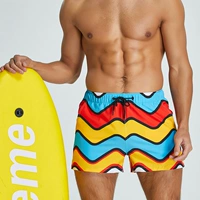 Пляжные быстросохнущие штаны, летние легкие и тонкие шорты для плавания, для бега