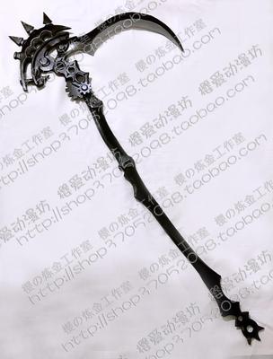taobao agent COSPLAY props customized fantasy 14 FF14 dark Aida deceased palace sickle weapon