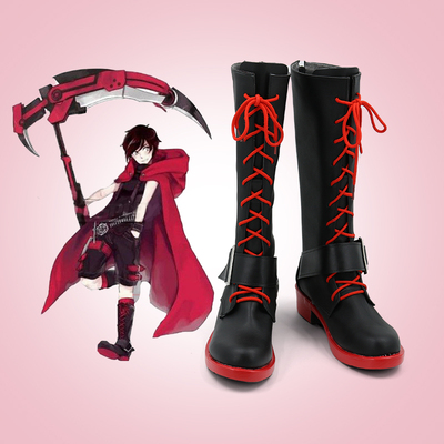 taobao agent RWBY Rubelus Anime Cosplay Shoes Custom Game COS Shoes can be viewed by drawing pictures