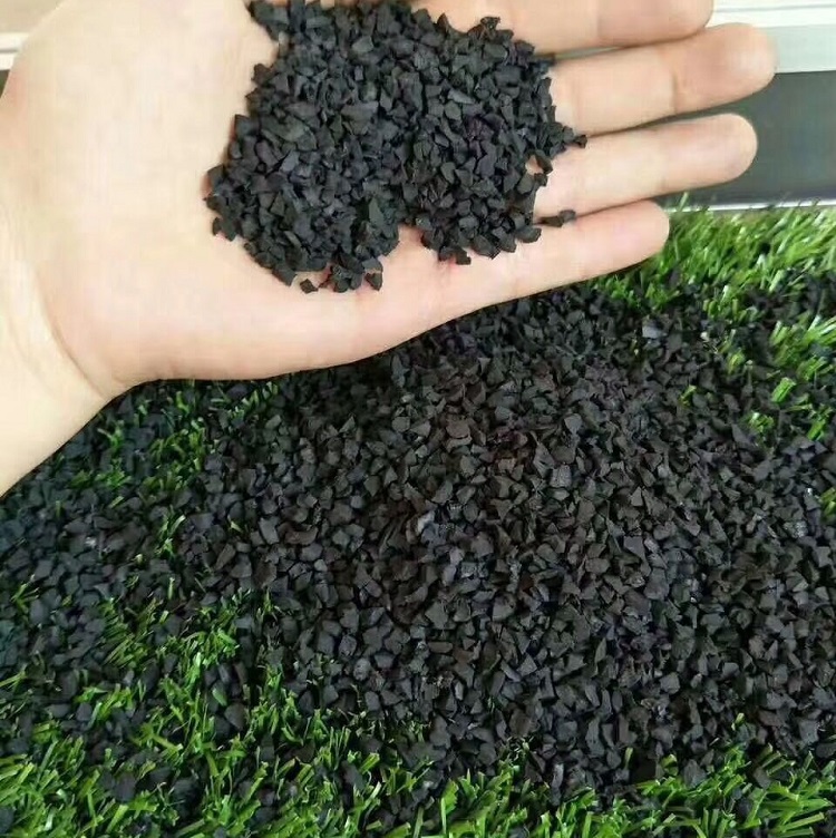 足球場充草顆粒 黑色顆粒 純墊胎塑膠顆粒 跑道黑色顆粒 橡膠顆粒