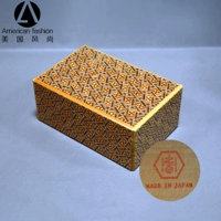 Япония Jiwu Silkworker с твердым деревом рукой -Секретная коробка, разблокирующая ящик для хранения, неожиданная романтическая подарочная коробка ювелирных изделий