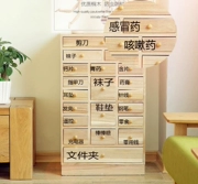 ngực gỗ rắn ngăn kéo ngăn kéo nhỏ gọn hiện đại phòng khách tủ ngăn kéo kiểu tủ lưu trữ của Trung Quốc phòng ngủ đa chức năng - Buồng