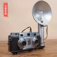 Антикварная трехмерная камера, рабочая мигающая лампа, США, 3D