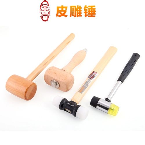 DIY Ручной резиновый молоток Установка молотка Чонги Дракон Молот Молоток Маленький деревянный молоток срезан