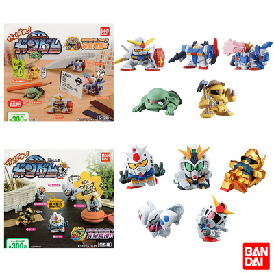 taobao agent BANDAI Bandai gashapon Yokoi painter refueling SD Gundam 30th anniversary desktop small objects 1 2