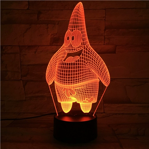 Школа по внешней торговле красочные ночные светильники Visual 3d Light Creative Desktop Light Led Yayi Funtern