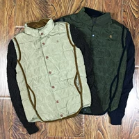 Cotton nam phiên bản Hàn Quốc của áo khoác mỏng cotton ấm bóng chày ngắn đồng phục cotton áo khoác cotton thanh niên áo khoác vest nam