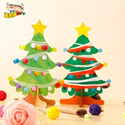 Giáng sinh handmade tự làm vật liệu gói bé trang trí vườn ươm trẻ em sáng tạo bức tranh ba chiều Cây Giáng sinh