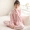 Mùa thu và mùa đông Nhật Bản kẻ sọc vài bộ đồ ngủ cotton của phụ nữ bằng vải nhung nhà quần áo dài tay dày