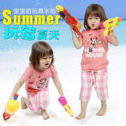 Trẻ em đồ chơi súng phun nước bé bãi biển súng nước cậu bé ba lô súng nước lớn áp lực cao dành cho người lớn nước lấy