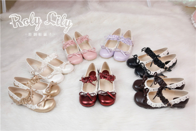 taobao agent [Dream and Treasure Spot] National Brand Lolita Rolylily Shufrey flat -bottomed round head shoes