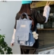 balo da đẹp cho nữ BuyU Dark Fragrance Backpack Nữ chống nước thiêu đốt Hàn Quốc Ulzzang Lar ba lo thoi trang ba lo thoi trang