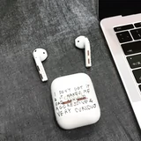 Наклейка, защитные наушники, беспроводной защитный чехол, bluetooth, iphone