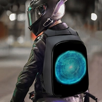 Túi đựng mũ bảo hiểm xe máy Kawitch Túi đựng mũ bảo hiểm đầy đủ cho xe máy Ba lô đi xe đạp có đèn LED Pixel dạ quang chống thấm nước cho nam