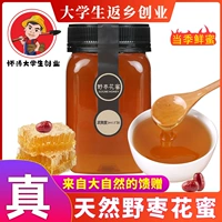 Хуайайао подлинная дикая джуджубская мед меда Pure Natural Farm, созданная маленькой упаковочной бутылкой, портативная примитивная дикая дикая ставка